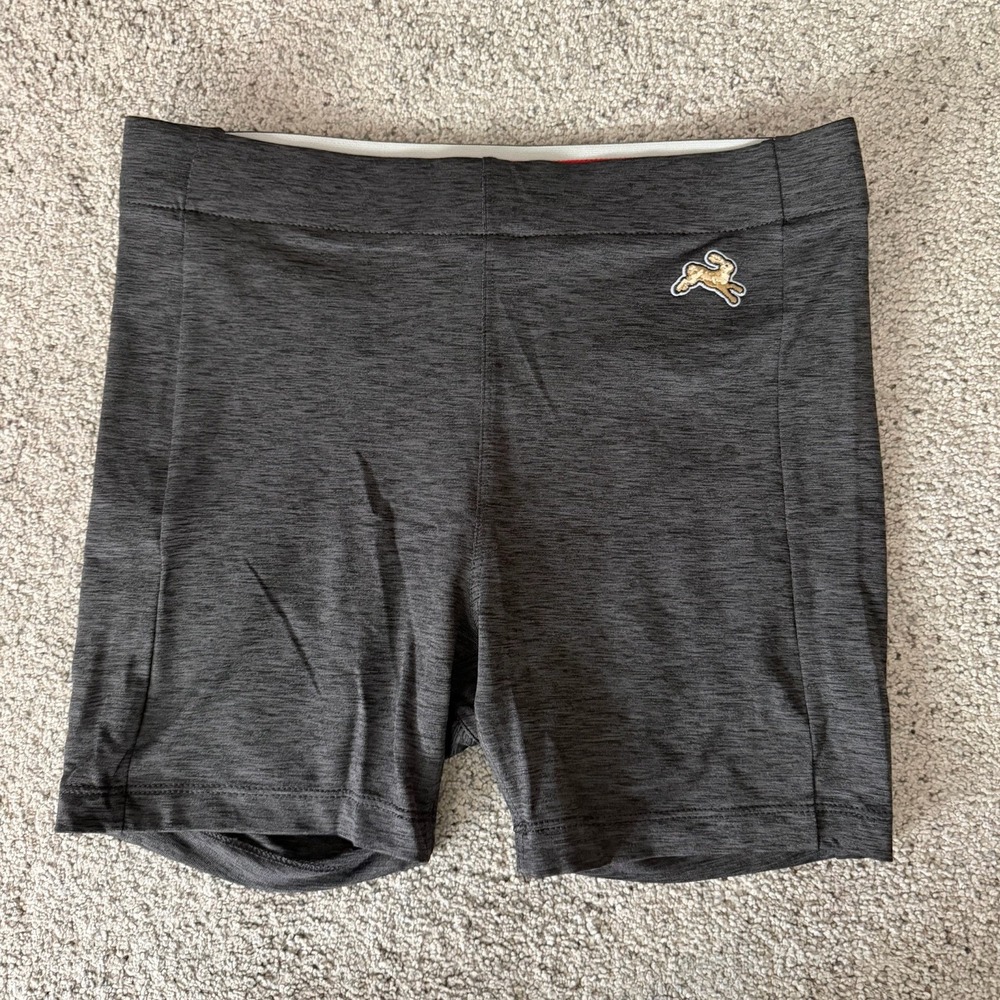 Tracksmith Session Shorts Women GRAY Running Athletic Compression Marathon Med